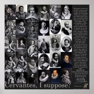 CERVANTES, denk ik?-Poster -400 JAAR QUIXOTE Poster