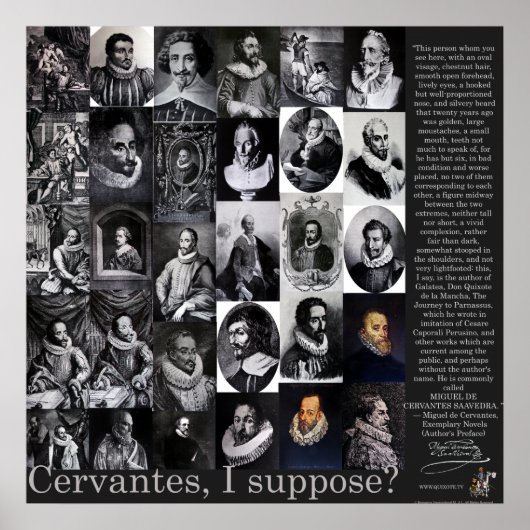 CERVANTES, denk ik?-Poster -400 JAAR QUIXOTE Poster (Voorkant)