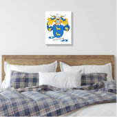 Cervantes Family Crest Canvas Afdruk (Insitu (Slaapkamer))