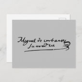 Cervantes Signature Briefkaart (Voorkant / Achterkant)