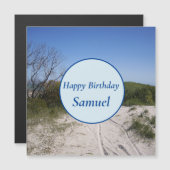 Cervantes WA Magnetic Birthday Card (Voorkant / Achterkant)