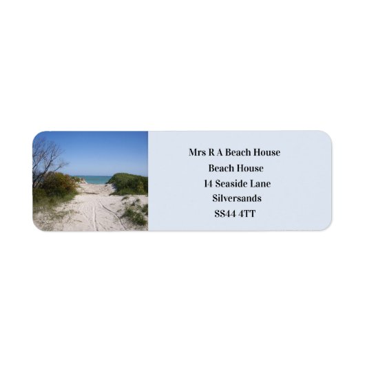 Cervantes WA Return Address Label (Voorkant)