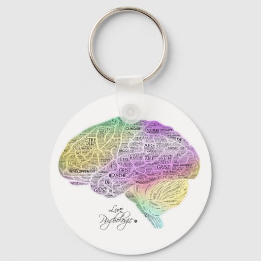Cerveau psychologie sleutelhanger (Voorkant)