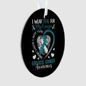  Cervical Cancer Awareness Ornament (voorkant)