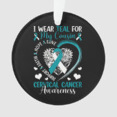  Cervical Cancer Awareness Ornament (voorkant)