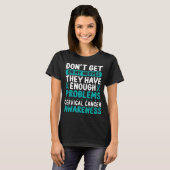 Cervical Cancer Cervical Cancer Awareness Day T-shirt (Voorkant volledig)