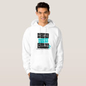 Cervical Cancer Hope Love Cure Hoodie (Voorkant volledig)