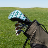 Cervical cancer teal ribbon golf club ovarian  golfheadcover (Insitu)