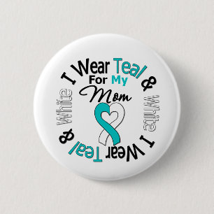 Cervicale kanker lint voor mijn moeder ronde button 5,7 cm