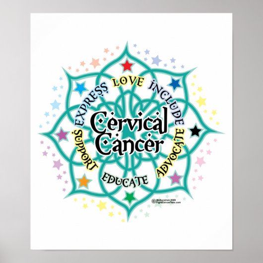 Cervicale kanker Lotus Poster (Voorkant)