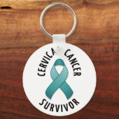 Cervicale kanker Overlevende Sleutelhanger (Voorkant)