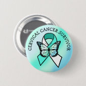 Cervicale kanker overleving ronde button 5,7 cm (Voorkant /achterkant)