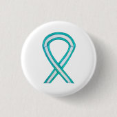 Cervicale kankerbewustwording Aangepaste Button (Voorkant)