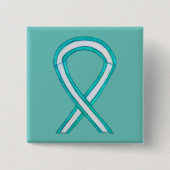 Cervicale kankerbewustwording Aangepaste Button (Voorkant)