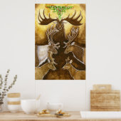 Cervidae Poster (Keuken)