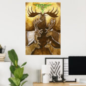 Cervidae Poster (Thuiskantoor)