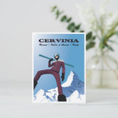 Cervinia, Breuil, Valle d'Aosta, Italië Briefkaart (Staand voorkant)