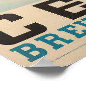 Cervinia, Breuil - Valle d'Aosta, Italië, Ski Post Poster (Hoek)