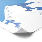 Cervinia,Breuil,Valle d'Aosta,Italië,Ski Poster (Hoek)