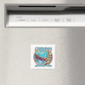 Cervinia Italië Snowboarden logo Magneet (Insitu (Vaatwasser))