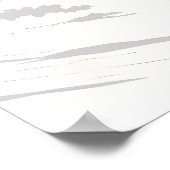 Cervinia Italië Snowboarden Reisposter Poster (Hoek)