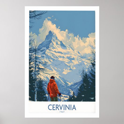 Cervinia Reisposter - Italië 1 Poster (Voorkant)