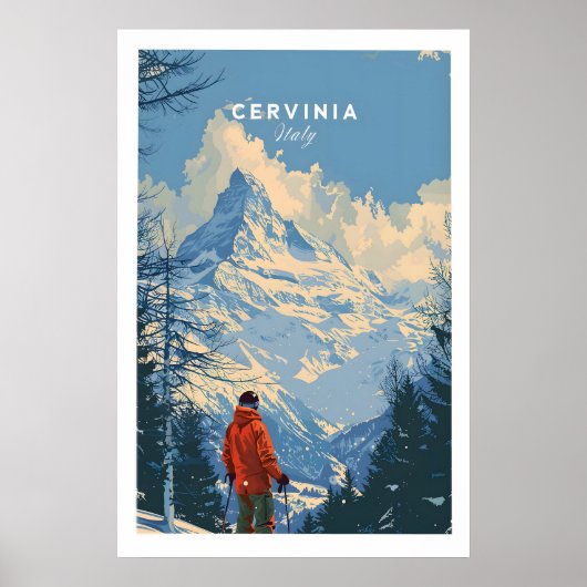 Cervinia Ski Print - Italië 1 (Voorkant)