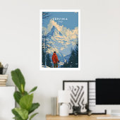 Cervinia Ski Print - Italy 1 (Thuiskantoor)