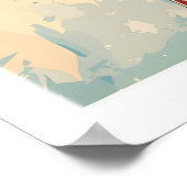 Cervinia Wandkunst Ski Print Italië 1 (Hoek)