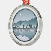 Cesar Creek Lake Ohio Reflection Metalen Ornament (Links)