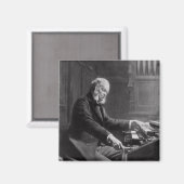 Cesar Franck aan de console van het orgaan Magneet (Voorkant / Achterkant)