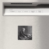 Cesar Franck aan de console van het orgaan Magneet (Insitu (Vaatwasser))