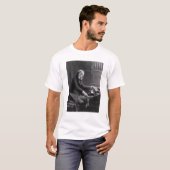 Cesar Franck aan de console van het orgaan T-shirt (Voorkant volledig)