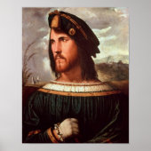 Cesare Borgia Duke of Valencia Poster (Voorkant)