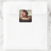 Cesare Borgia Duke of Valencia Vierkante Sticker (Tas)