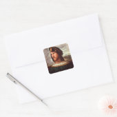 Cesare Borgia Duke of Valencia Vierkante Sticker (Envelop)