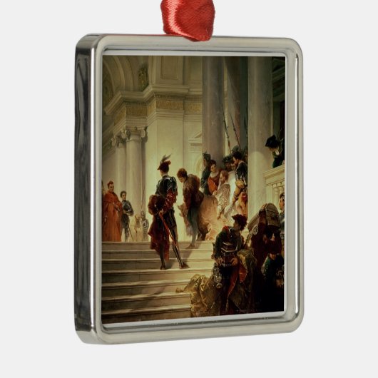 Cesare Borgia verlaat het Vaticaan Metalen Ornament (Rechts)