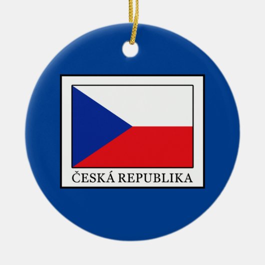 Ceska Republika Keramisch Ornament (Voorkant)