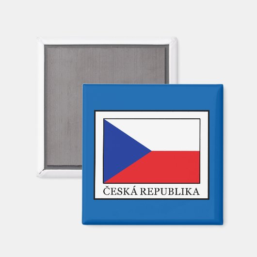 Ceska Republika Magneet (Voorkant / Achterkant)