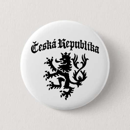 Ceska Republika Ronde Button 5,7 Cm (Voorkant)