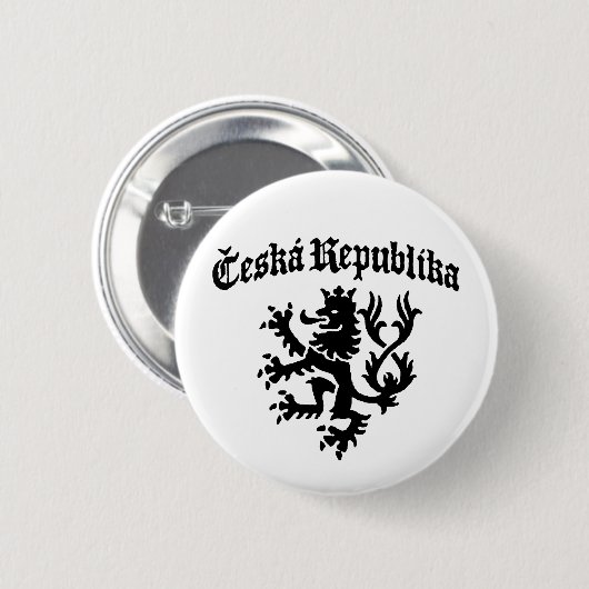 Ceska Republika Ronde Button 5,7 Cm (Voorkant /achterkant)