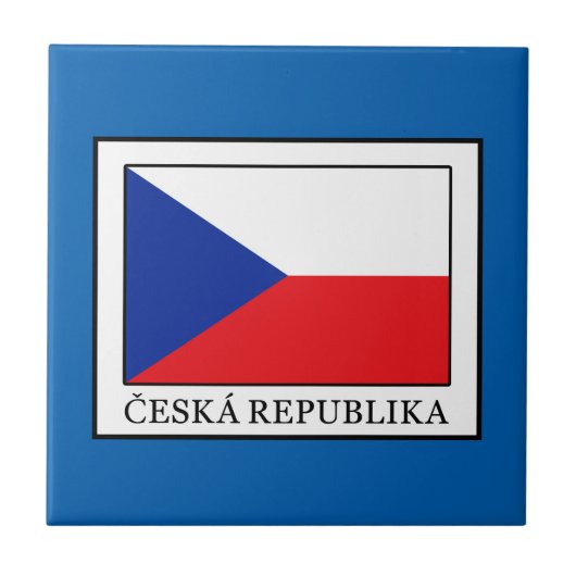 Ceska Republika Tegeltje (Voorkant)