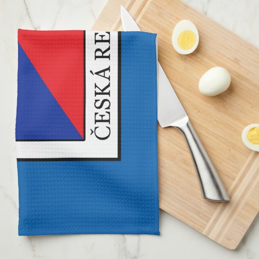 Ceska Republika Theedoek (Quarter Fold)