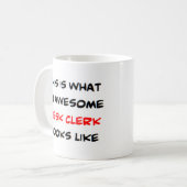 ceskbediende, geweldige koffiemok (Voorkant links)