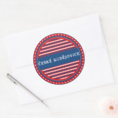 Ceske Budejovice City Pride Emblem Czech Identity Ronde Sticker (Envelop)