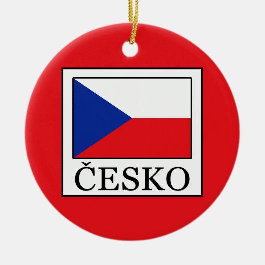 Česko Keramisch Ornament (Voorkant)