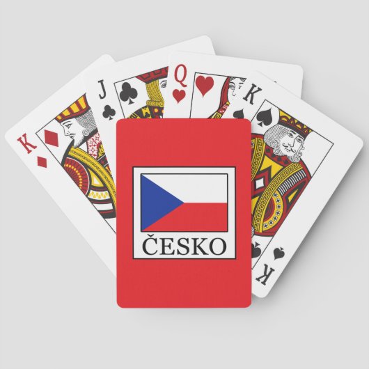 Česko Pokerkaarten (Achterkant)