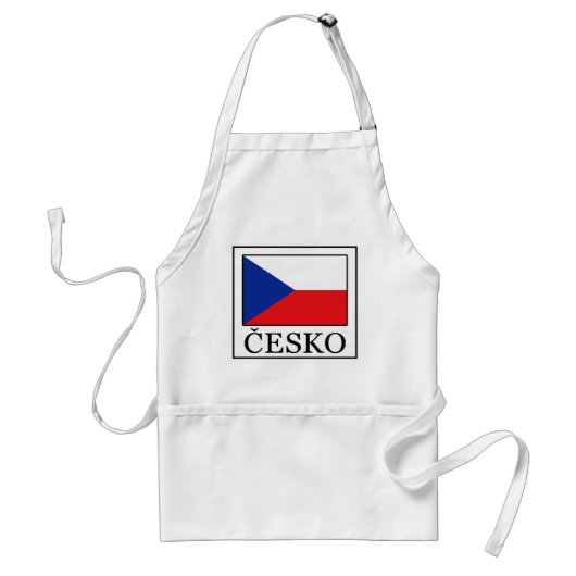 Česko Standaard Schort (Voorkant)