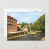 Cesky Krumlov 002, Tsjechische Foto Briefkaart (Voorkant / Achterkant)