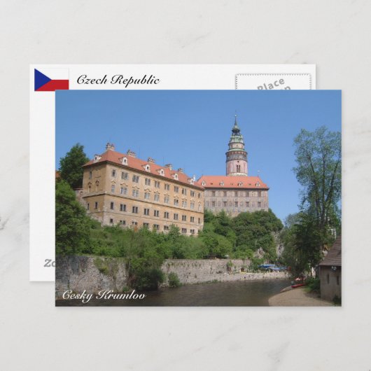 Cesky Krumlov Briefkaart (Voorkant / Achterkant)